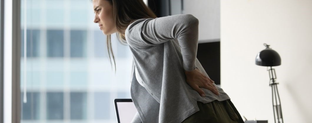 Insurance specialist experiencing back pain
