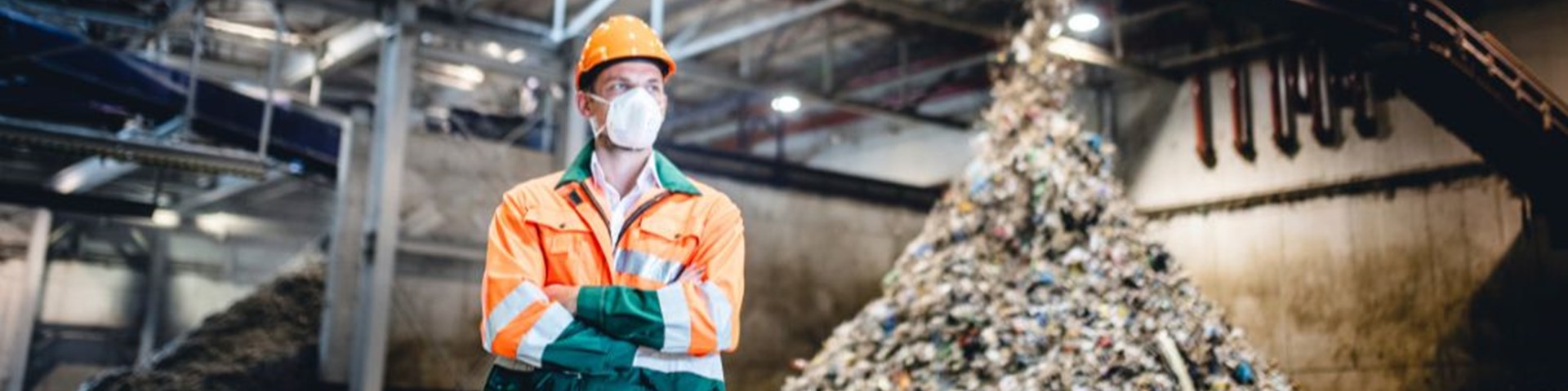 Recycling operative at waste management plant insured by ABL Waste management insurance