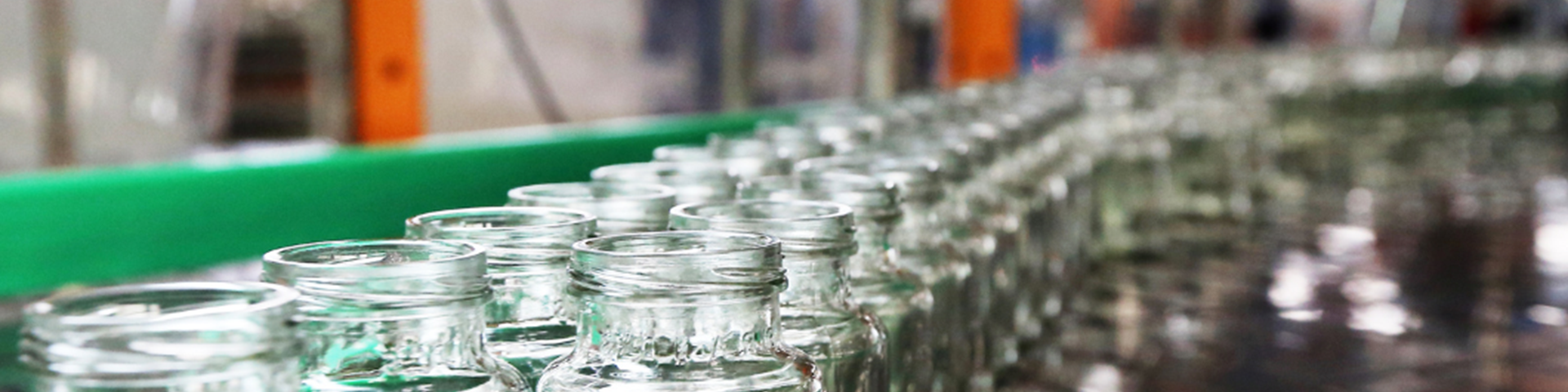 Production line of glass jars - manufacturing insurance